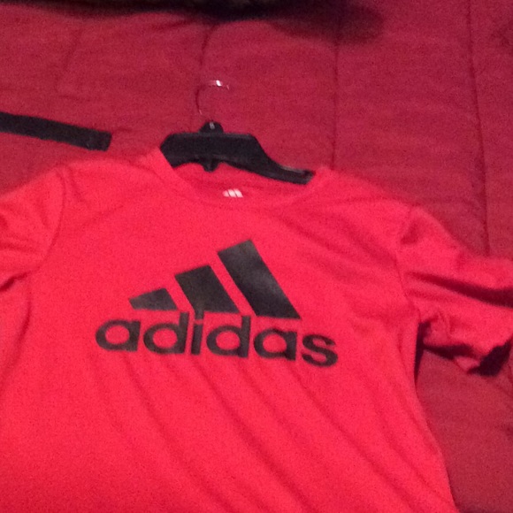 adidas Other - Black and Red Brand New Adidas Short tee